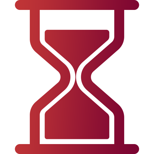 hourglass of sand running out